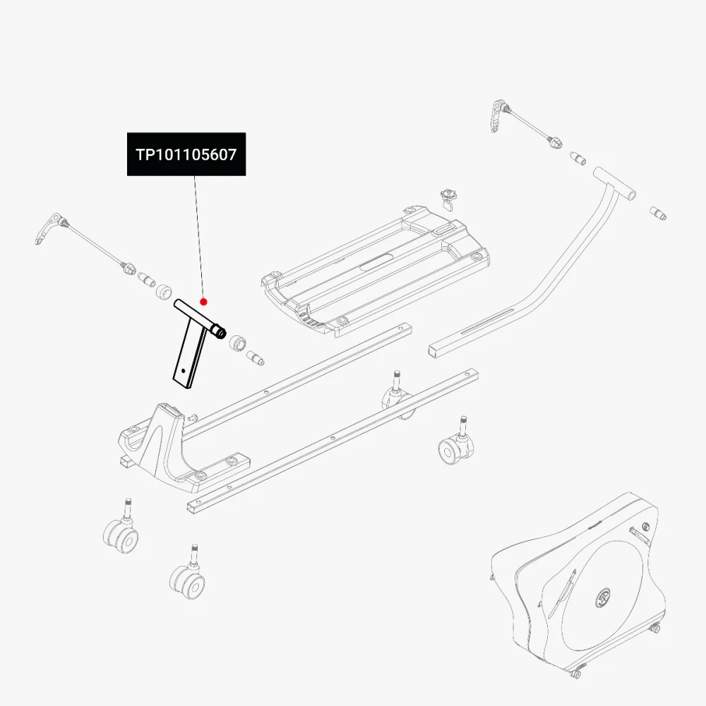 ADATTATORE T-BAR AEROCOMFORT 3.0 - 135 MM - Image 2