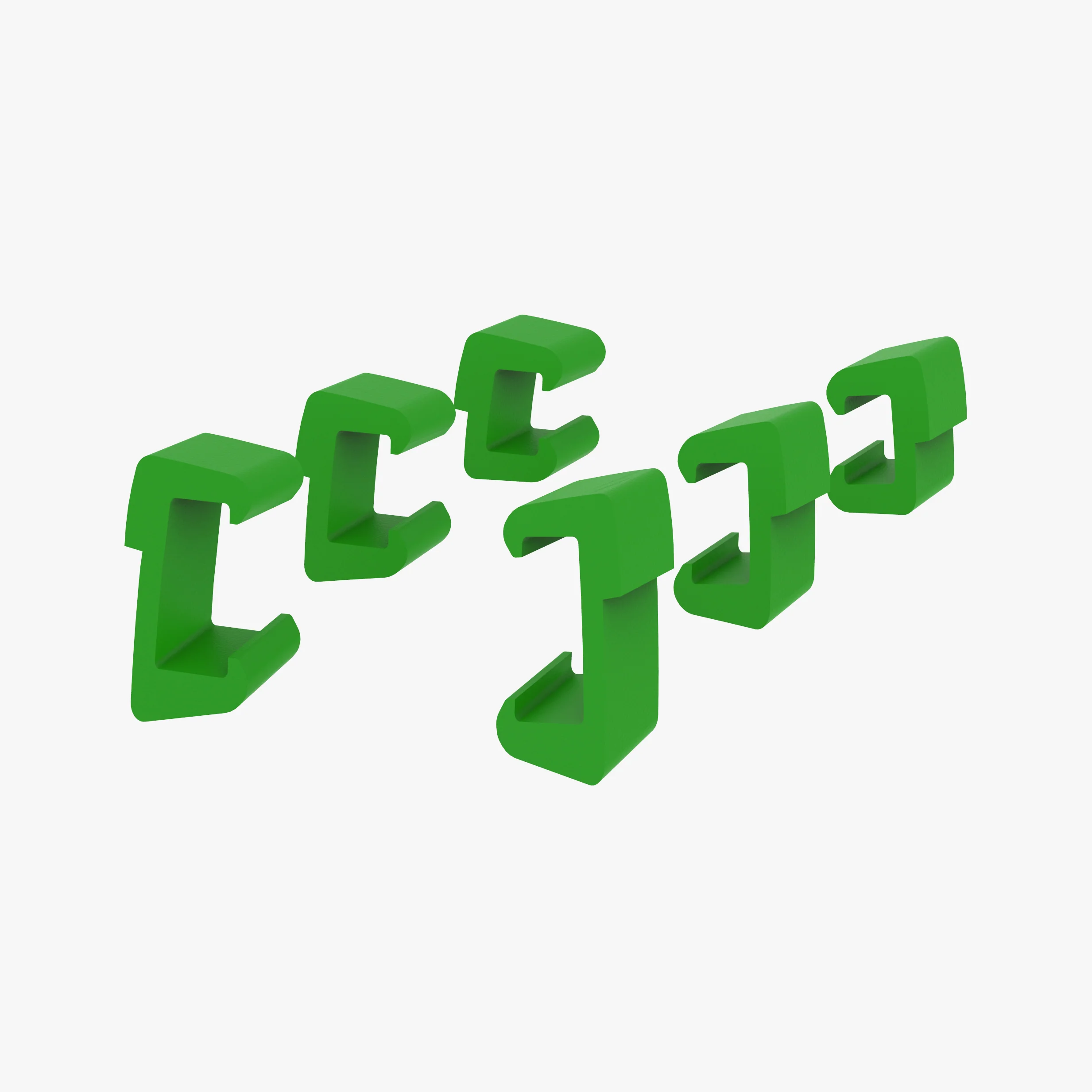 KIT CLIP SWITCH PER ASTE - VERDE