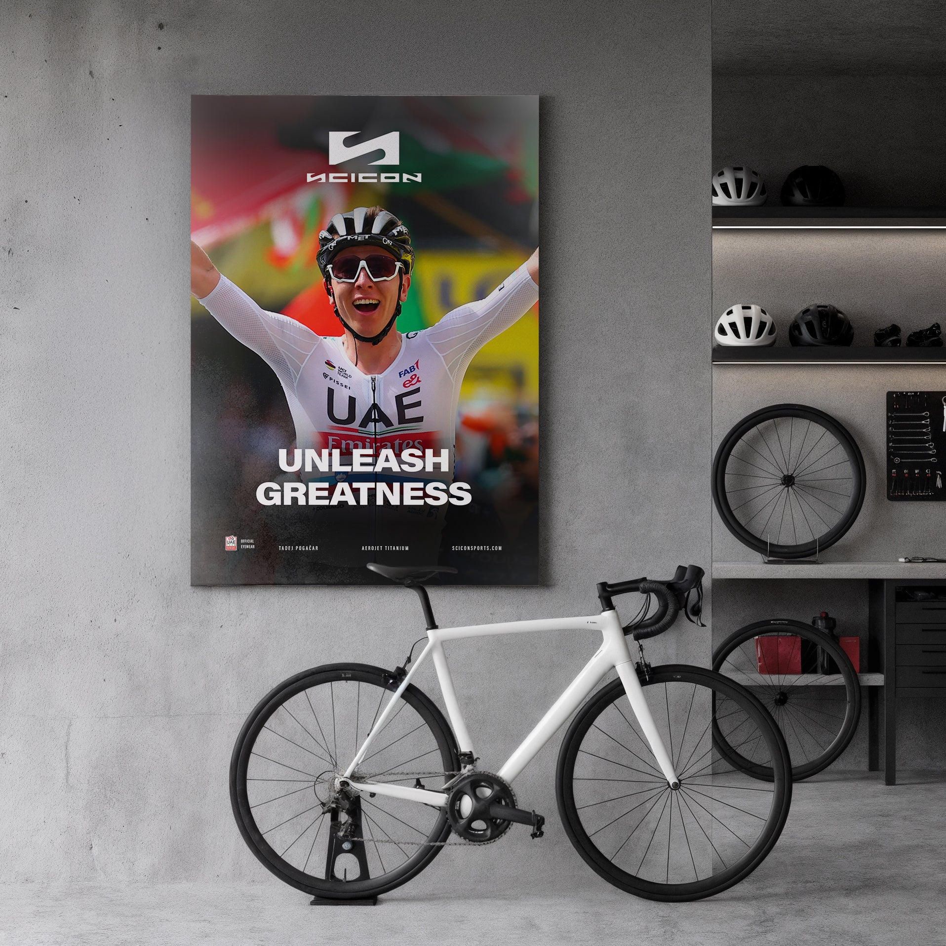 POSTER IN TESSUTO POGAČAR TOUR DE FRANCE 24 - Image 2