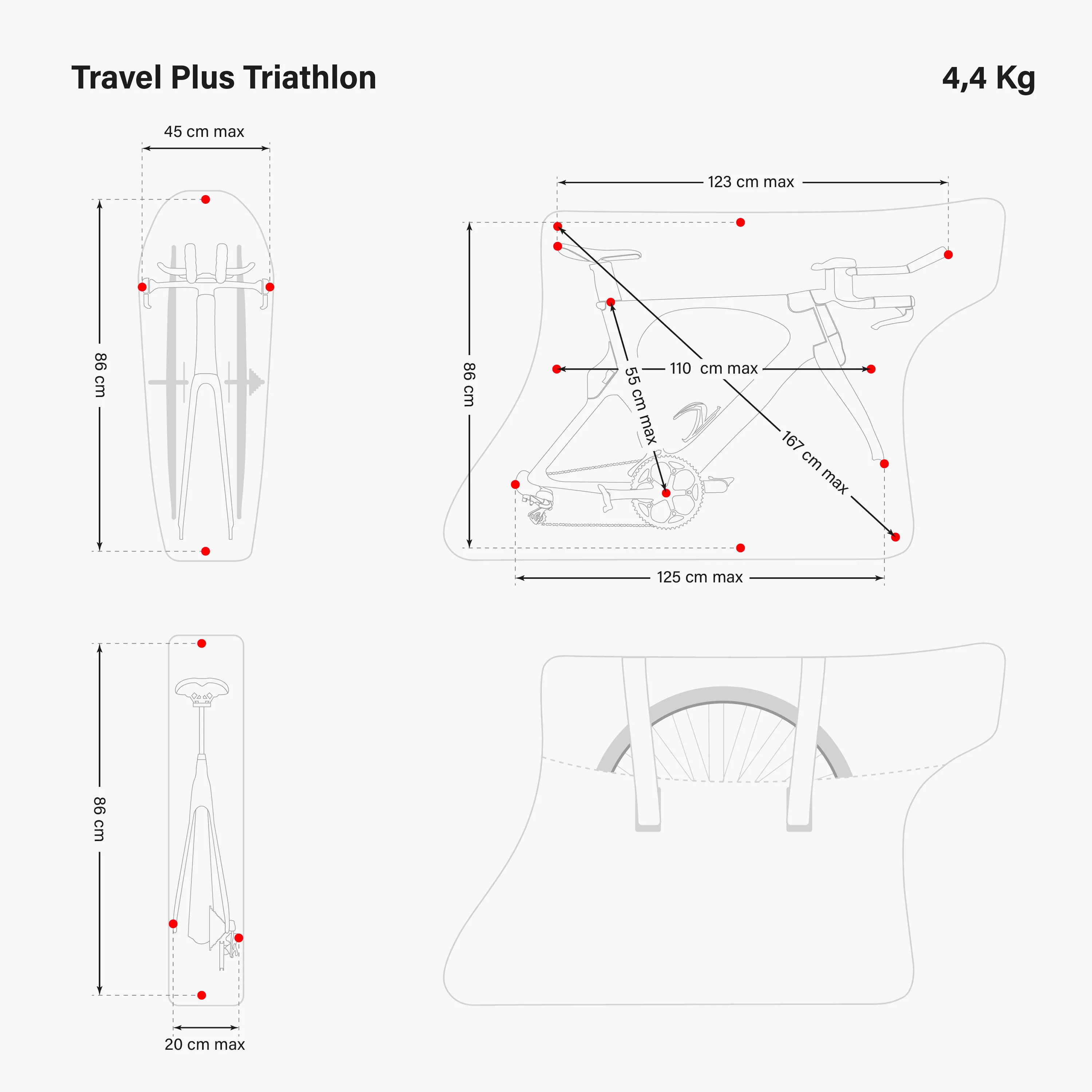 SACCA PORTA BICI - TRAVEL PLUS TRIATHLON - Image 4